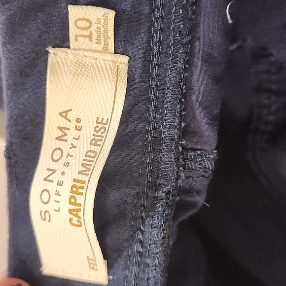 SONOMA Navy Blue Capris - Picture 6 of 6
